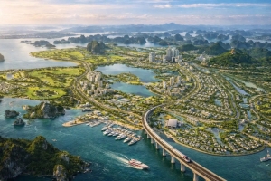 Không gian sinh thái và hệ tiện ích tại Vịnh Thiên Đường Vinhomes Global Gate Hạ Long